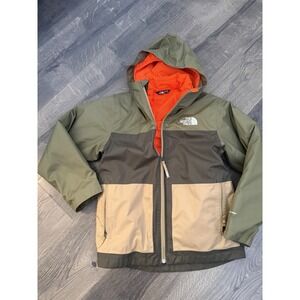 The North Face Kids' Olive, Tan, Orange Freedom Insulated Jacket Size 10/12